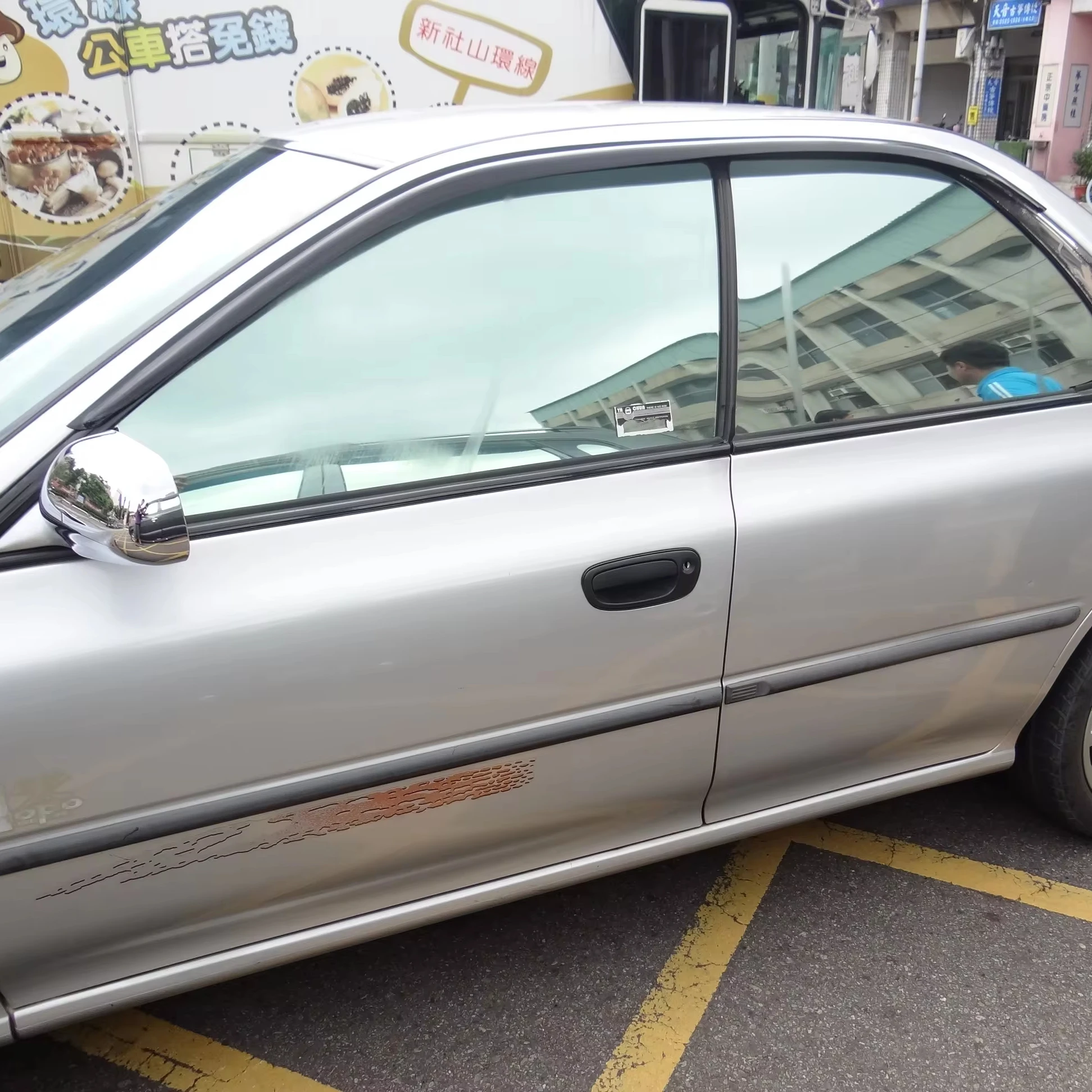 Козырек на окно для двери Impreza WRX (GDB) Outback Sport 00 ~ 07