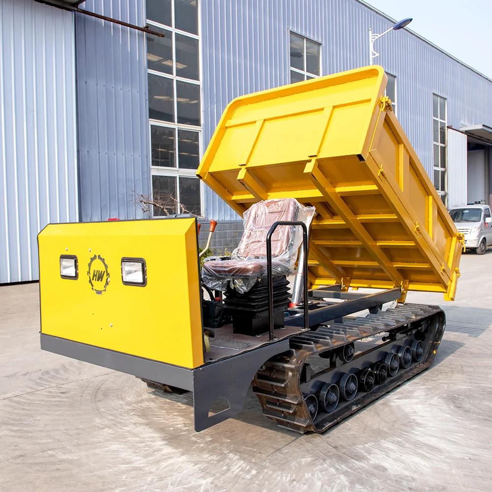Factory price 3.0ton self load track dumper mini track crawler dumper with 25HP diesel engine