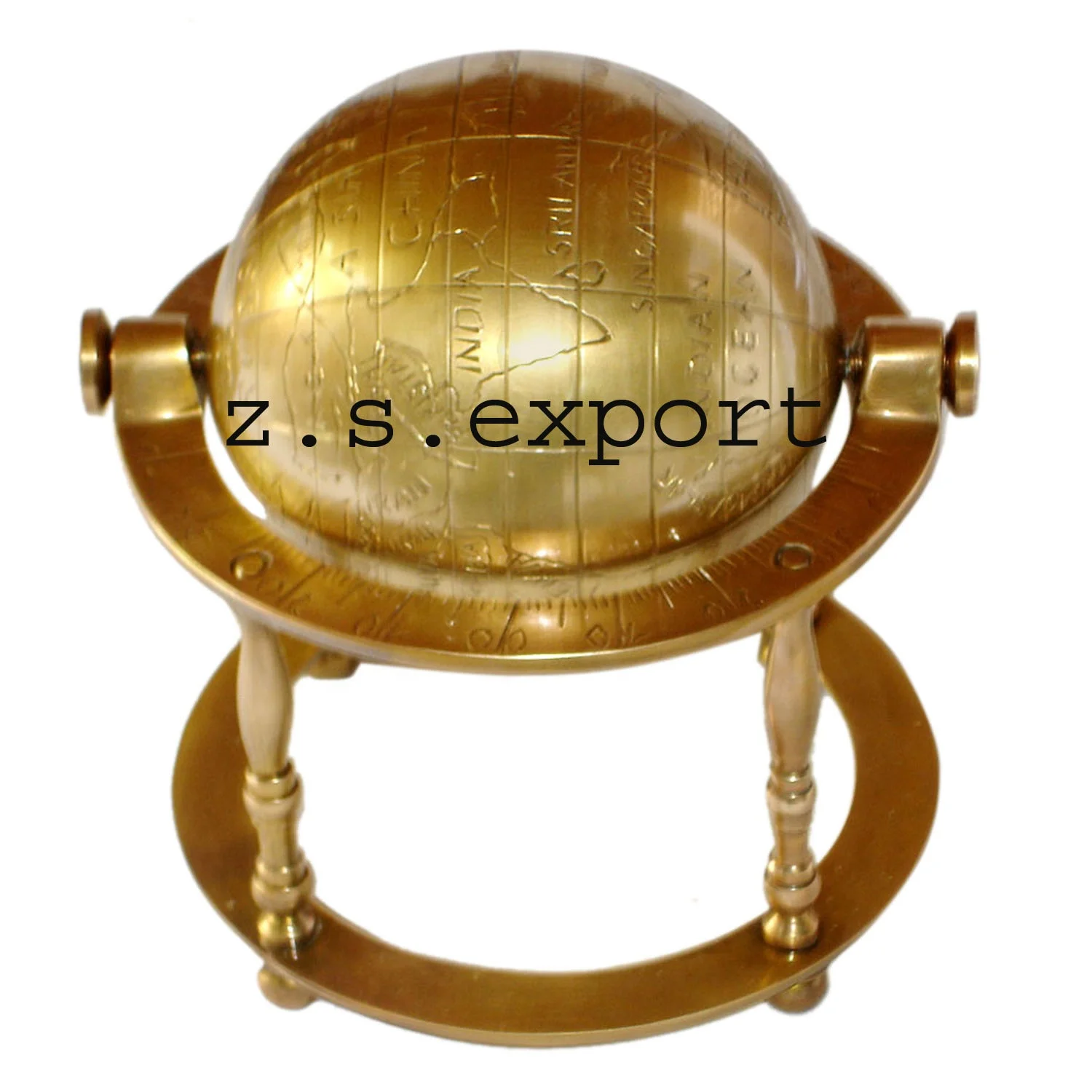 World Map Globe Teaching Constellation Educational  New Plastic Ball and wooden base Map World Globe with Metal base