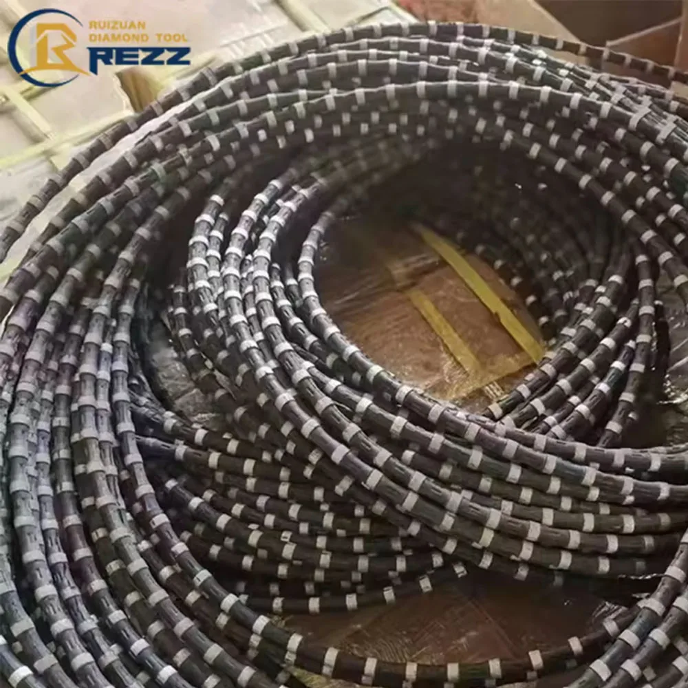 RUIZUAN ODM/OEM Diamond Granite Marble Cutting Spring Wire Saw  Diamond Wire Saw for Stone Cutting and Profiling