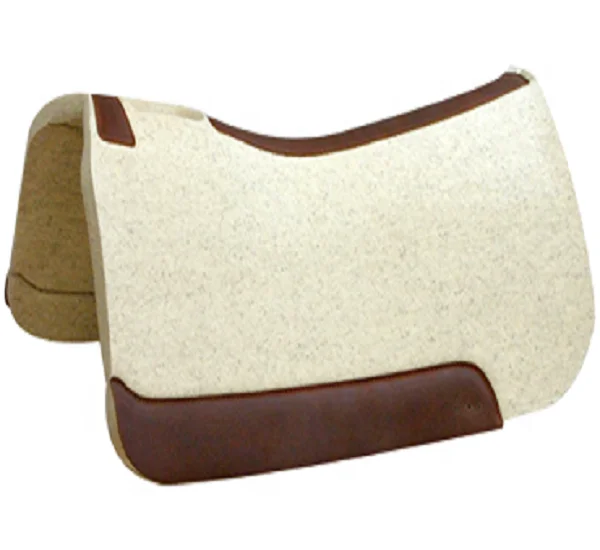 Wool Saddle Blanket Fashionable & Comfortable moisture wicking Manufacturer of Acrylic Pad Australian shaped saddlecloth