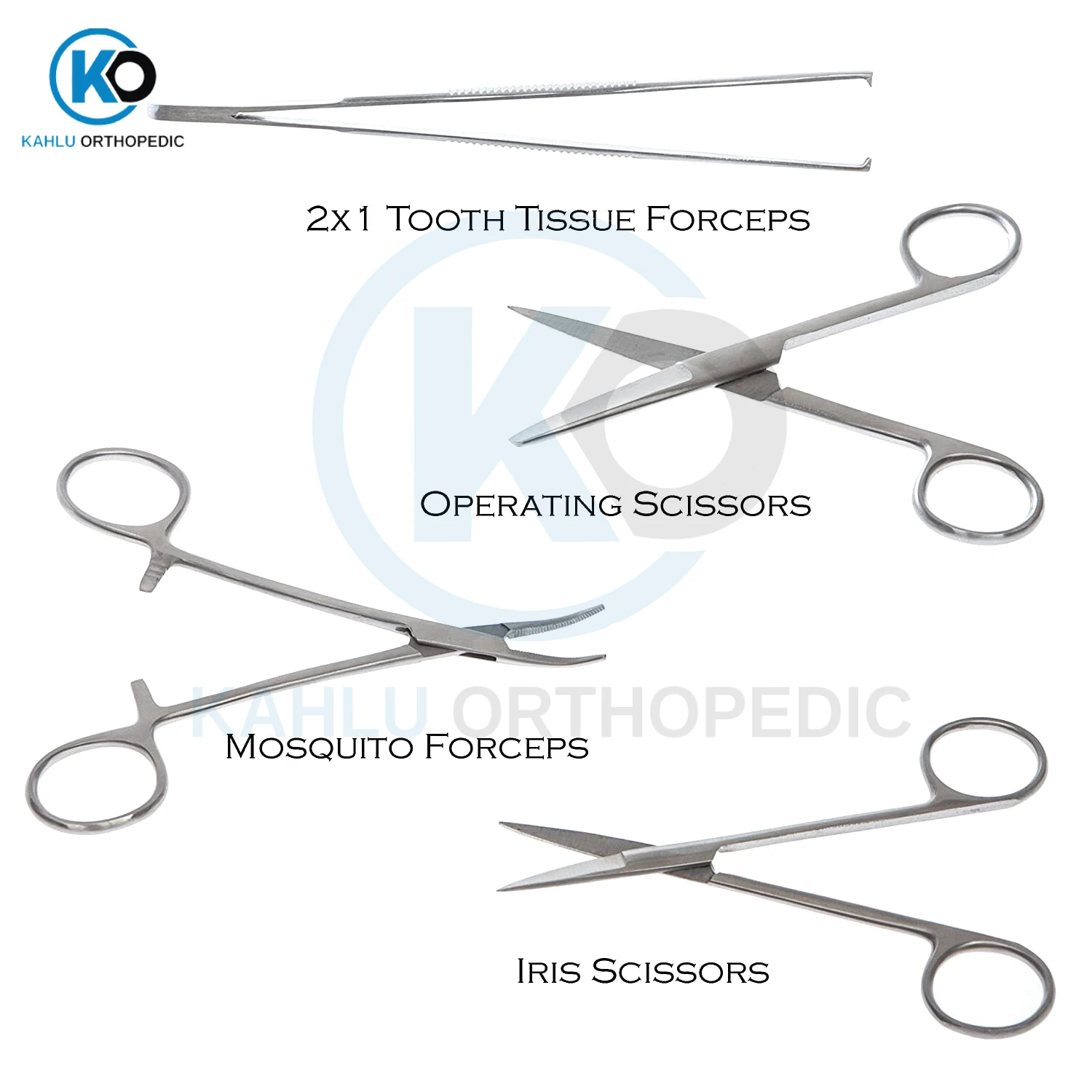 26 Pcs Advanced Dissection Kit - Premium Quality Stainless Steel Tools for Dissecting Emergency Surgical By KAHLU ORTHOPEDIC