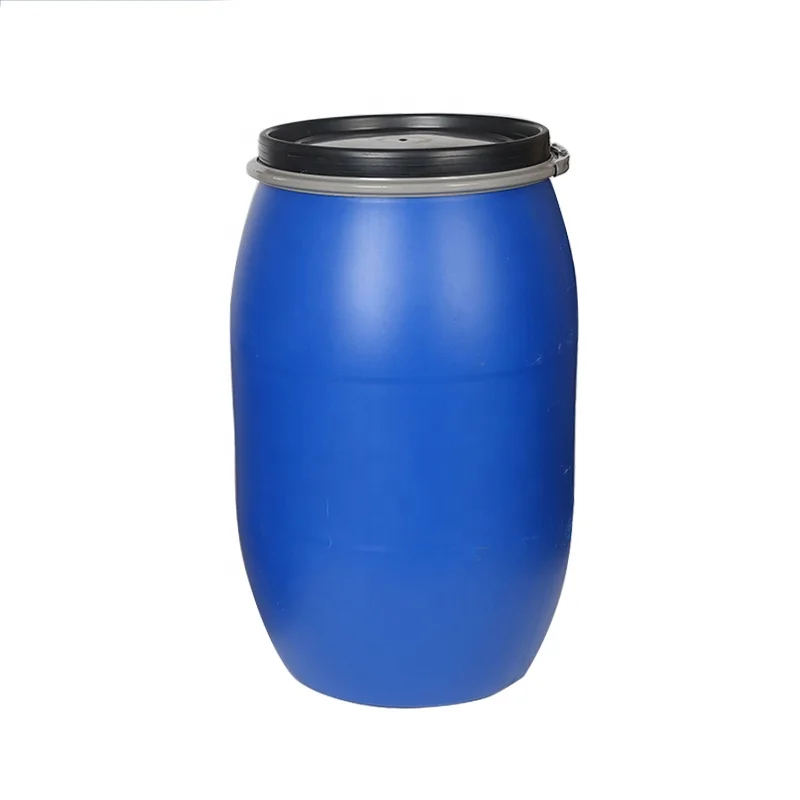200 liter 55 gallon 150l  50 ltr empty new blue HDPE plastic drum for engine oils