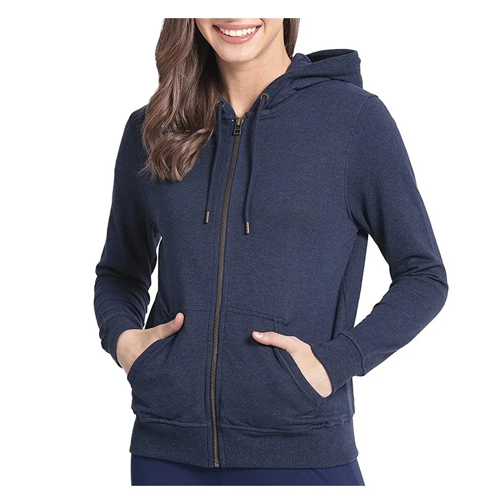 High Quality New Design Customized Hoodie 100% Cotton Women Fleece Running Pullover Hoodies