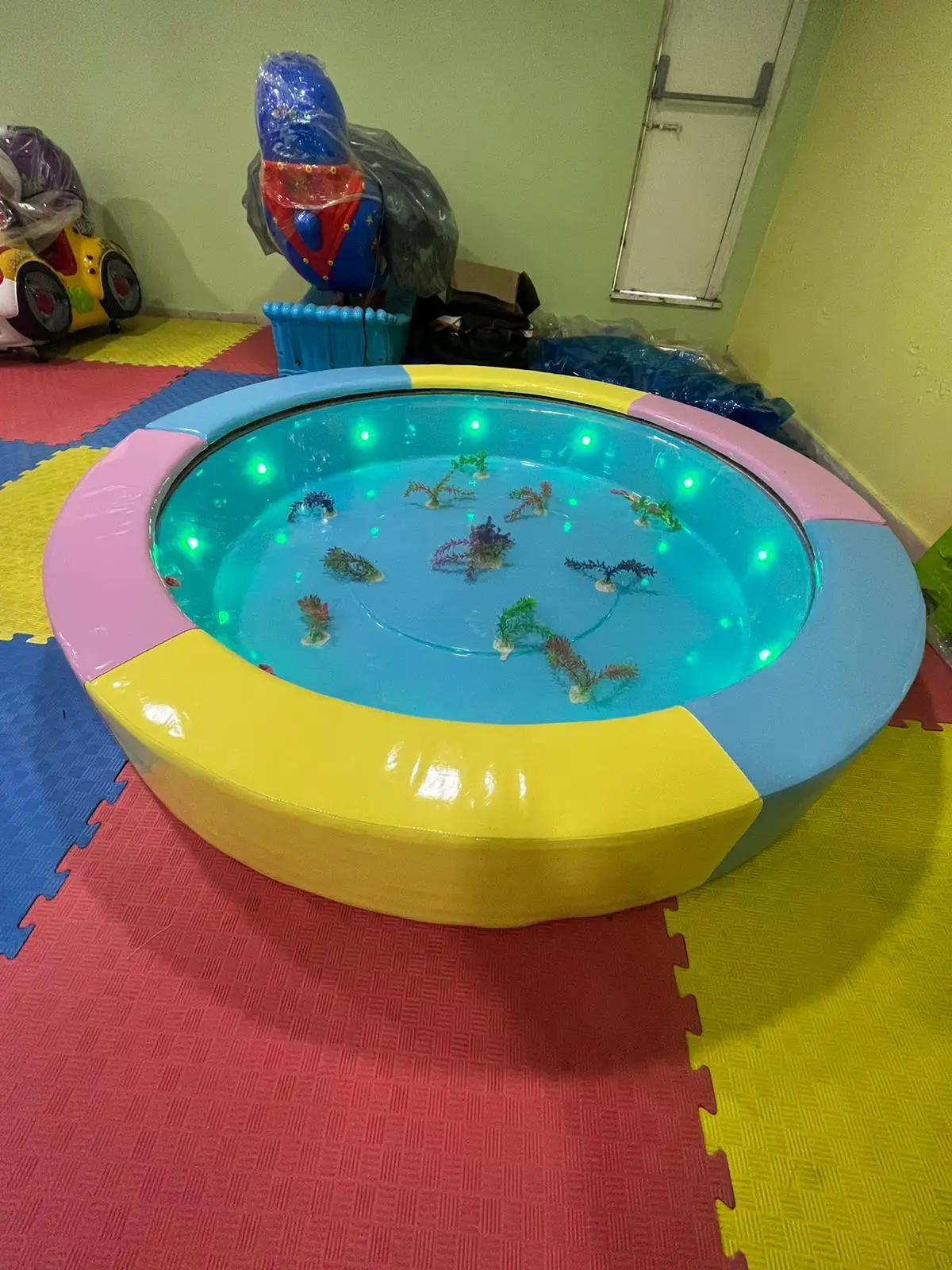 Led Water Trampoline Indoor Playground - Indoor Kids Playground - Playground Trampoline Styles