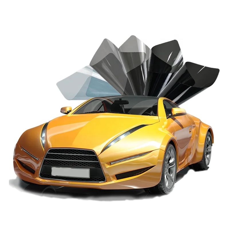 Free Sample 100% UV Rejection UHD Nano Ceramic Privacy Security VLT5% Tint Car Window Glass TintBlack Film