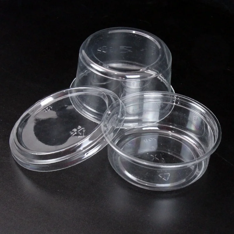 Factory Supplies Disposable Fruit Salad PET Buckets PET Bowls Container PET Jar Acai Bowl