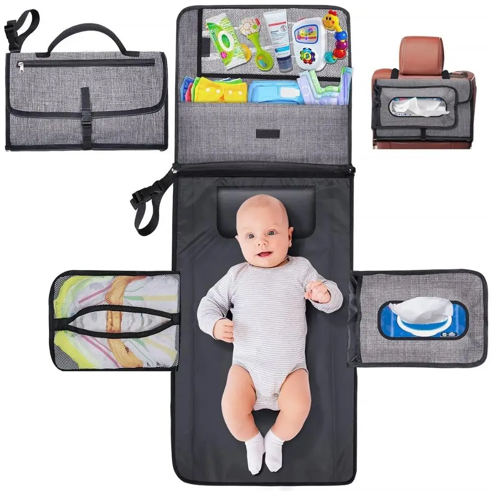 Portable Waterproof Travel Station kit Diaper Changing Pad for Newborn boy Girl Baby Bag maternity