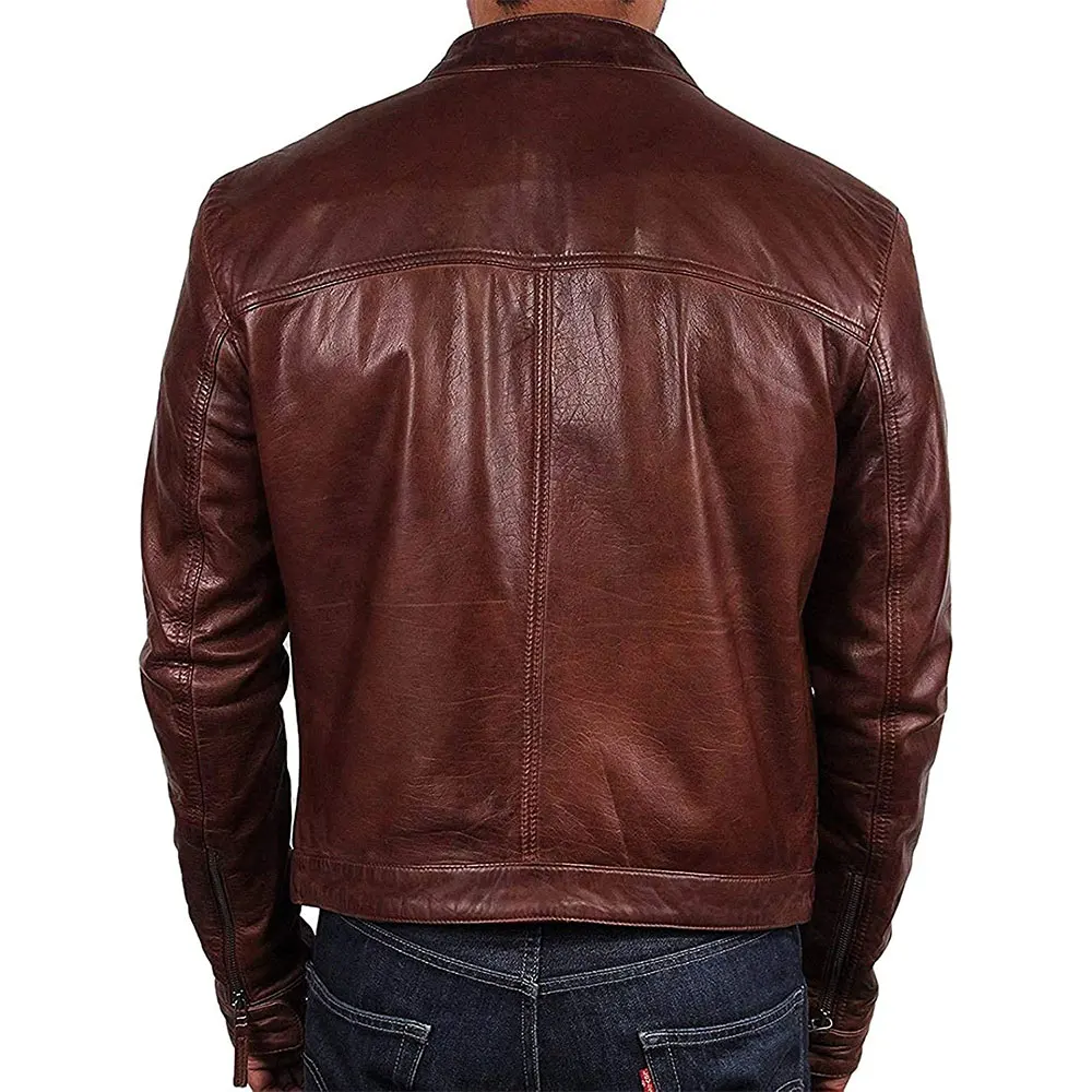 Unique Design Bestselling High Manufactured Leather Jacket Fashion Leather Jackets for Men Slim Fit Stylish Winter
