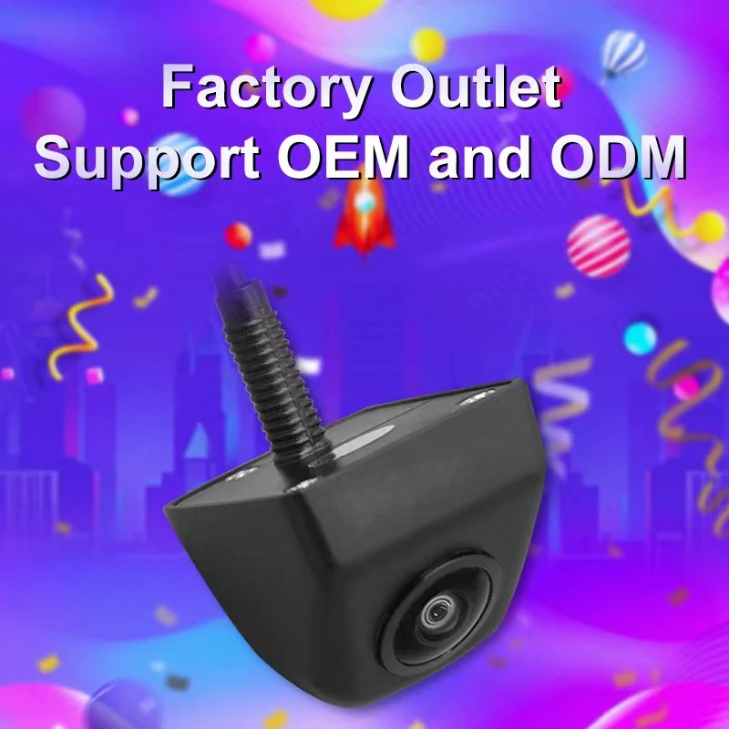 Rear view front side camera reversing camera system