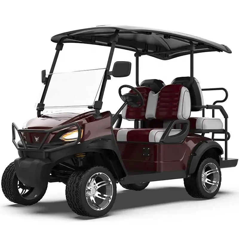 Лучшего качества электрическая тележка для гольфа с 4 пассажирами и сиденьями для продажи