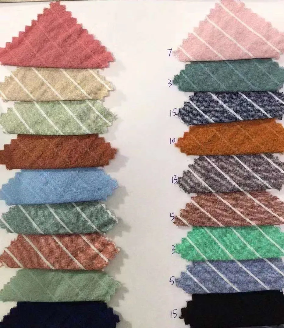 Woven Best Sale Polyester Cotton Yarn Dyed - Stripe Pattern