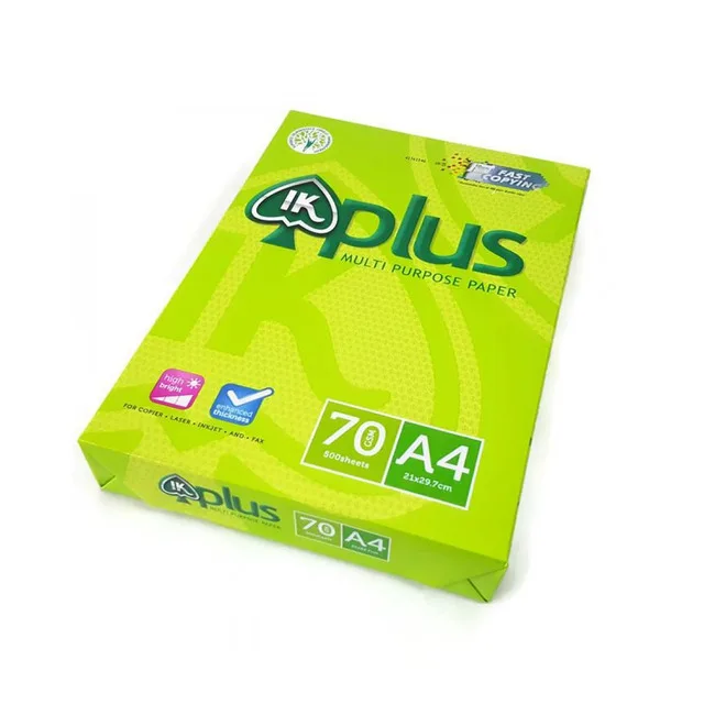 ik plus  A4 Copier Paper( 80gsm, 75gsm, 70gsm)
