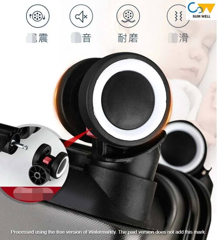 Thickened suitcase sturdy and durable universal wheels  lever  password   travel  large capacity leather suitcase