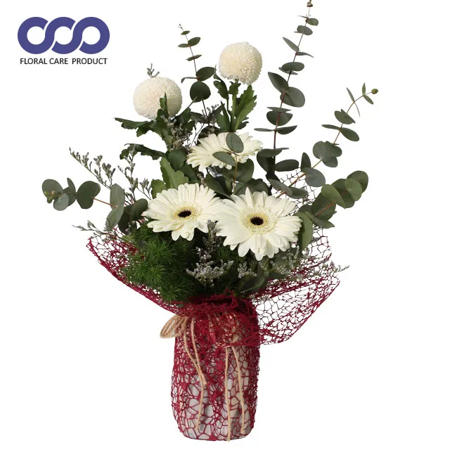 New Product Korean Net Material Wrapper Roll for Bouquet Flowers Wrapping Roll Flower Type