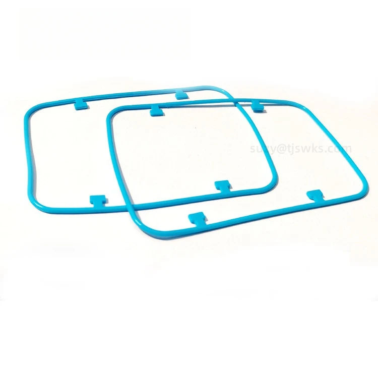 SWKS Manufacture Free Sample Custom NBR EPDM FKM VMQ Silicone Rubber Flat Gasket Sealing Ring