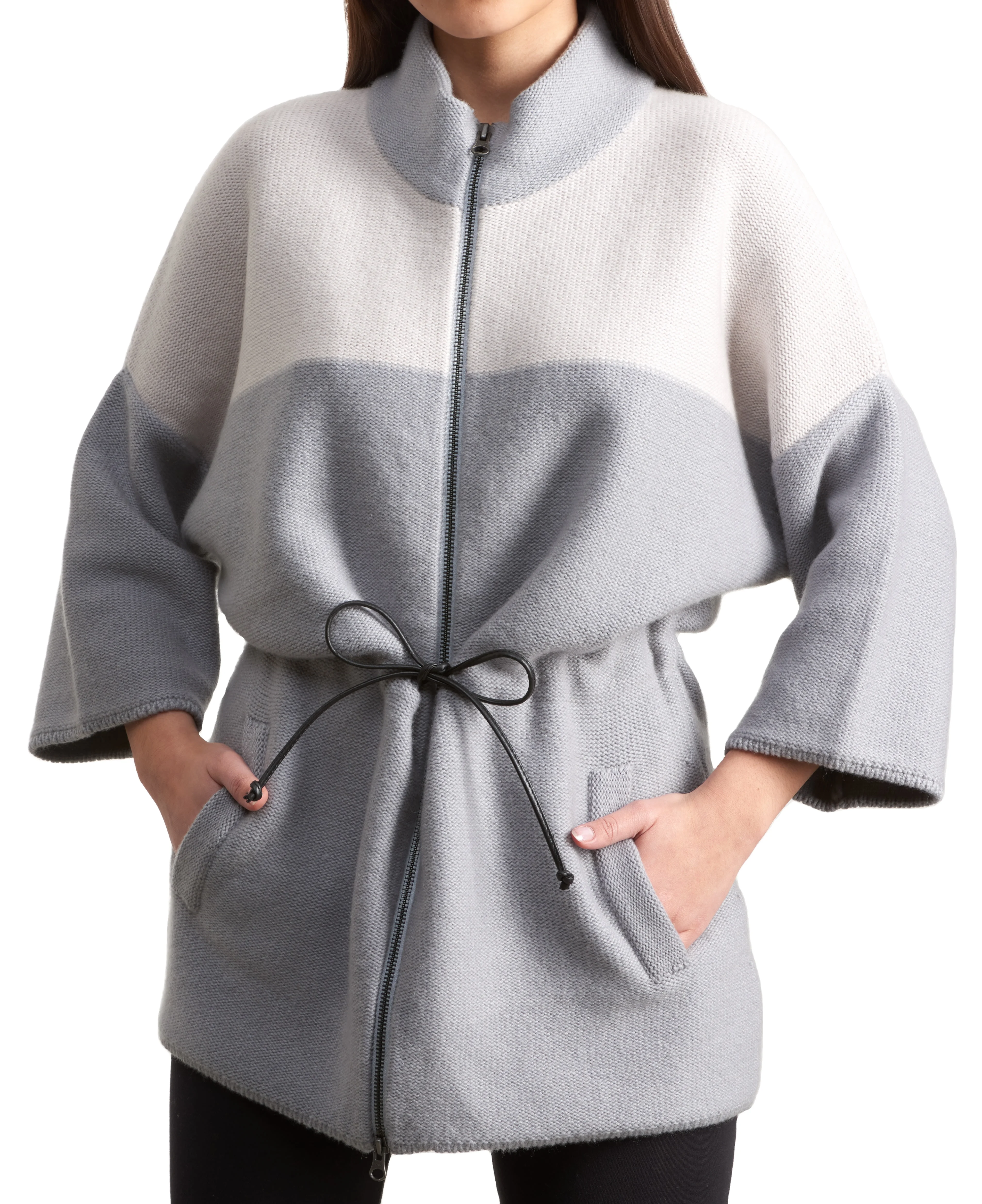 Premium Quality Parka 5 yarns 100% cashmere sporty luxurious style designed and krafted entirely Made in Italy Red M