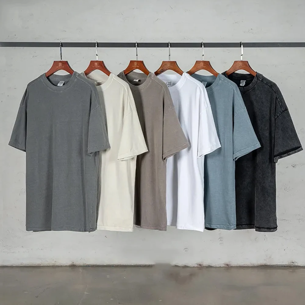 Buy Wholesale Acid Wash T Shirt Wholesale t shirt acid wash for Sale Man T Shirt Men Summer Oversized Anime Acid Washed Tshirt