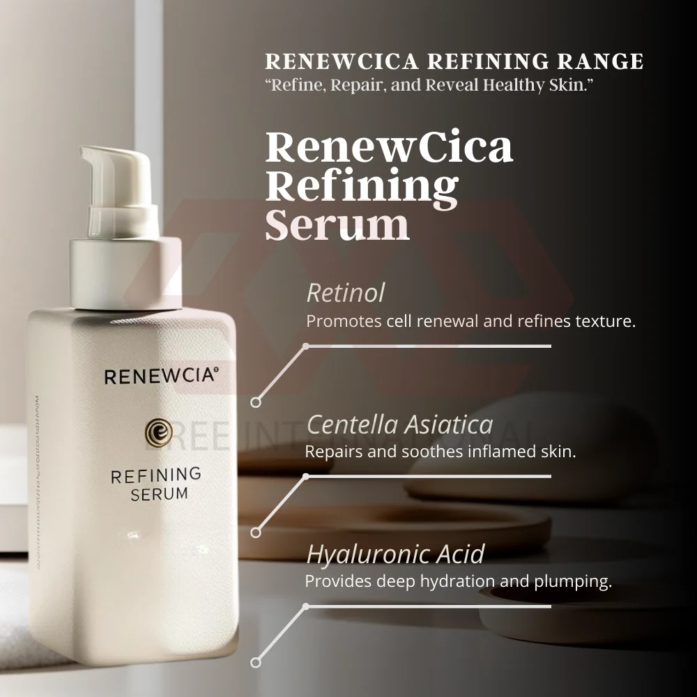 OEM ODM Flexible MOQ Customizable RenewCica Refining Serum for Skin Renewal and Hydration.