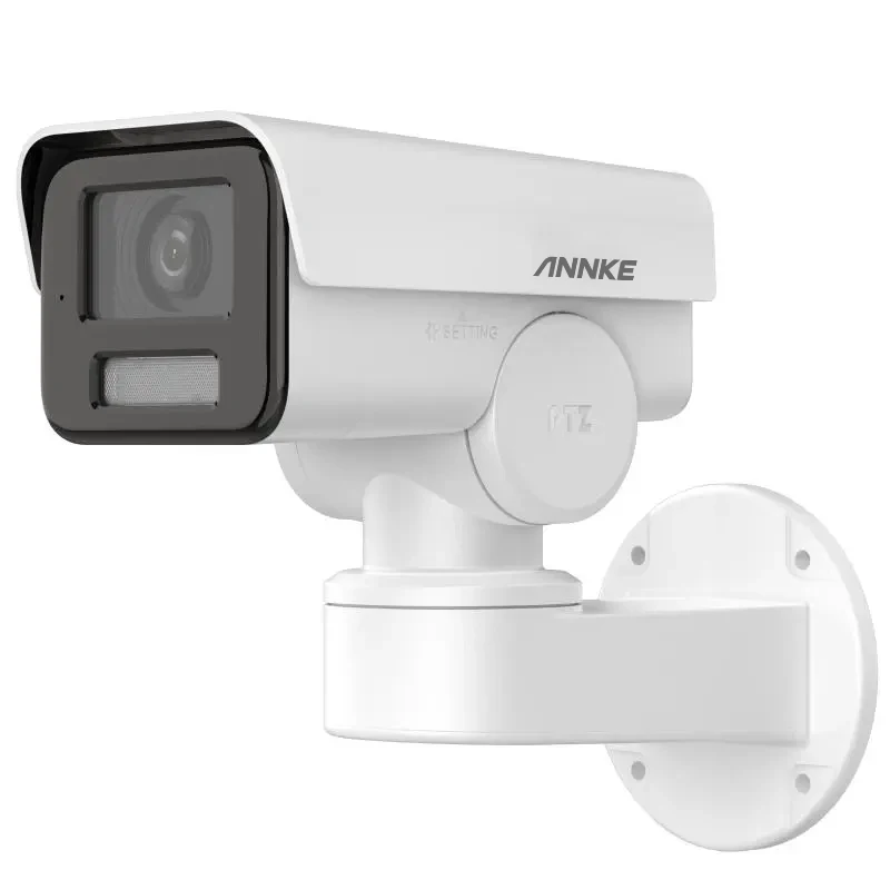 ANNKE 4MP PoE IP 4X Varifocal PTZ Bullet Camera Outdoor dust resistant and  IP66 weatherproof Support SD card