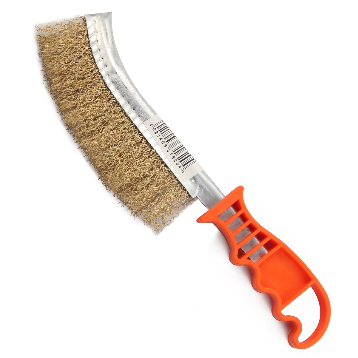 KSEIBI High quality PLASTIC HAND BRUSH/BRASS COATED 255mm for  for cleaning metal prior to welding and painting