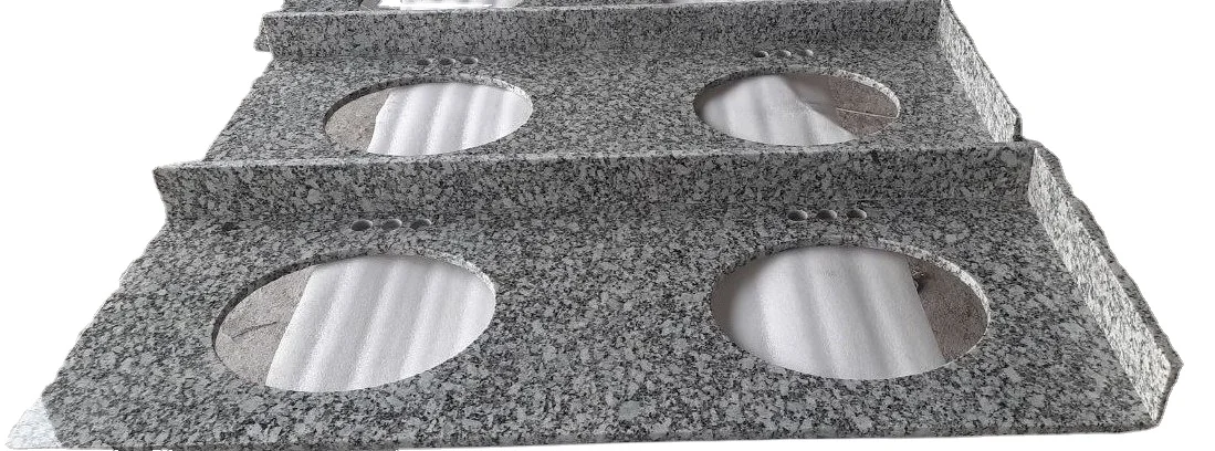 30mm x 20mm Customized Indian Natural Stone Supplier Pearl White Granite Slabs Countertops and Floor Tiles for US Market