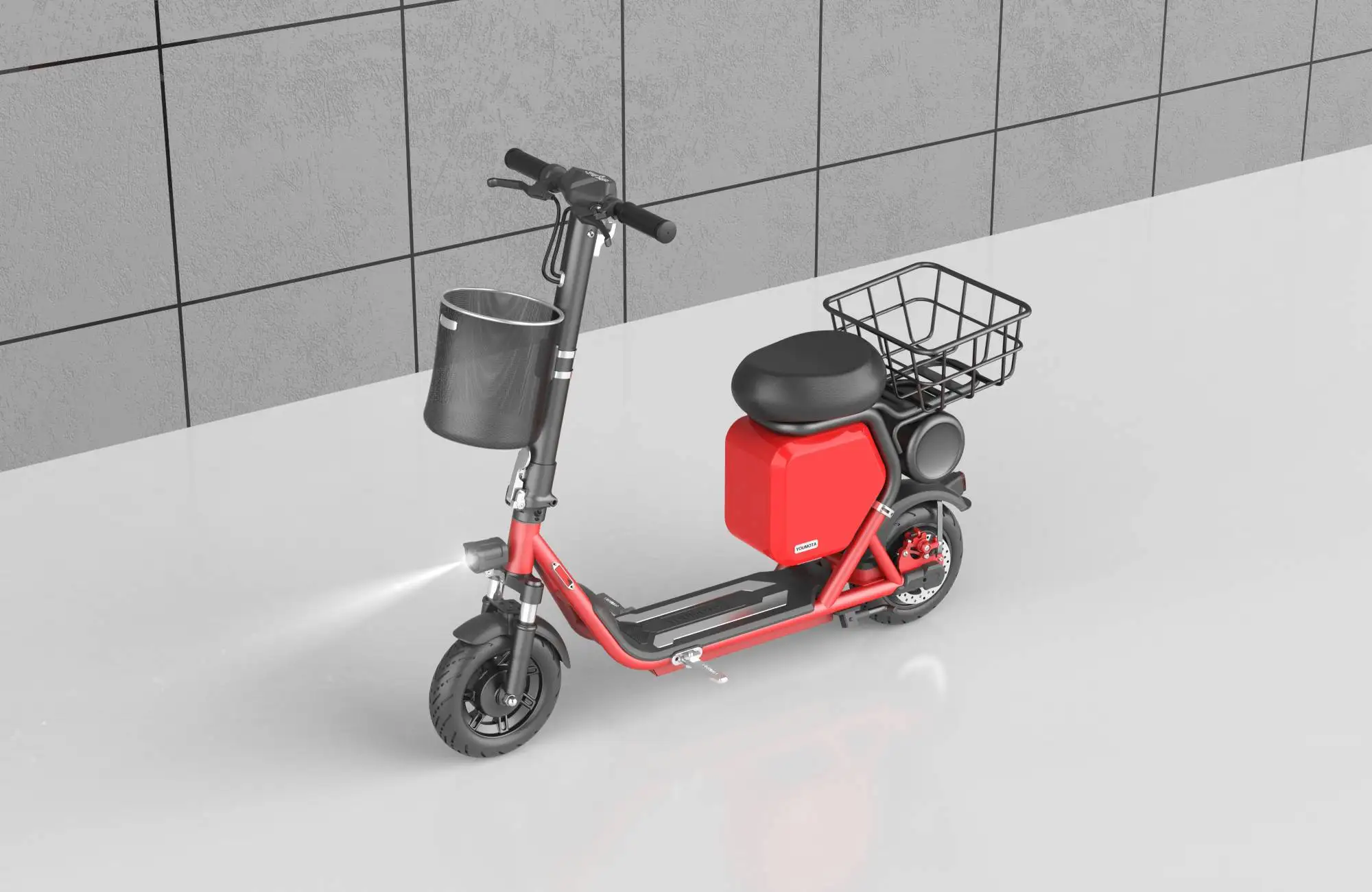 Electric Scooter With Seat Two Wheels OEM Power Time Charging Color 25km/h E-Scooter for adults