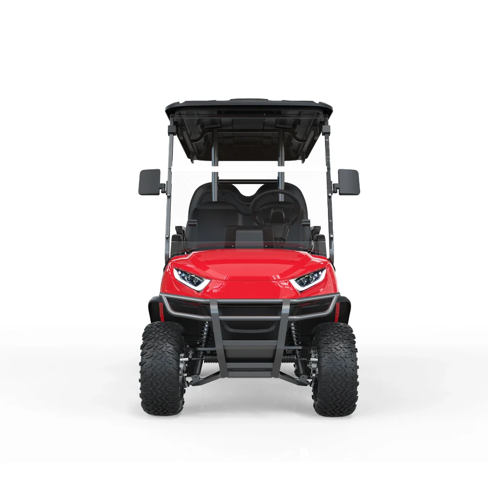 HOT DEAL  4 Passenger Tourist Car Electric Golf Cart 5KW Motor On Board Charging Origin Type