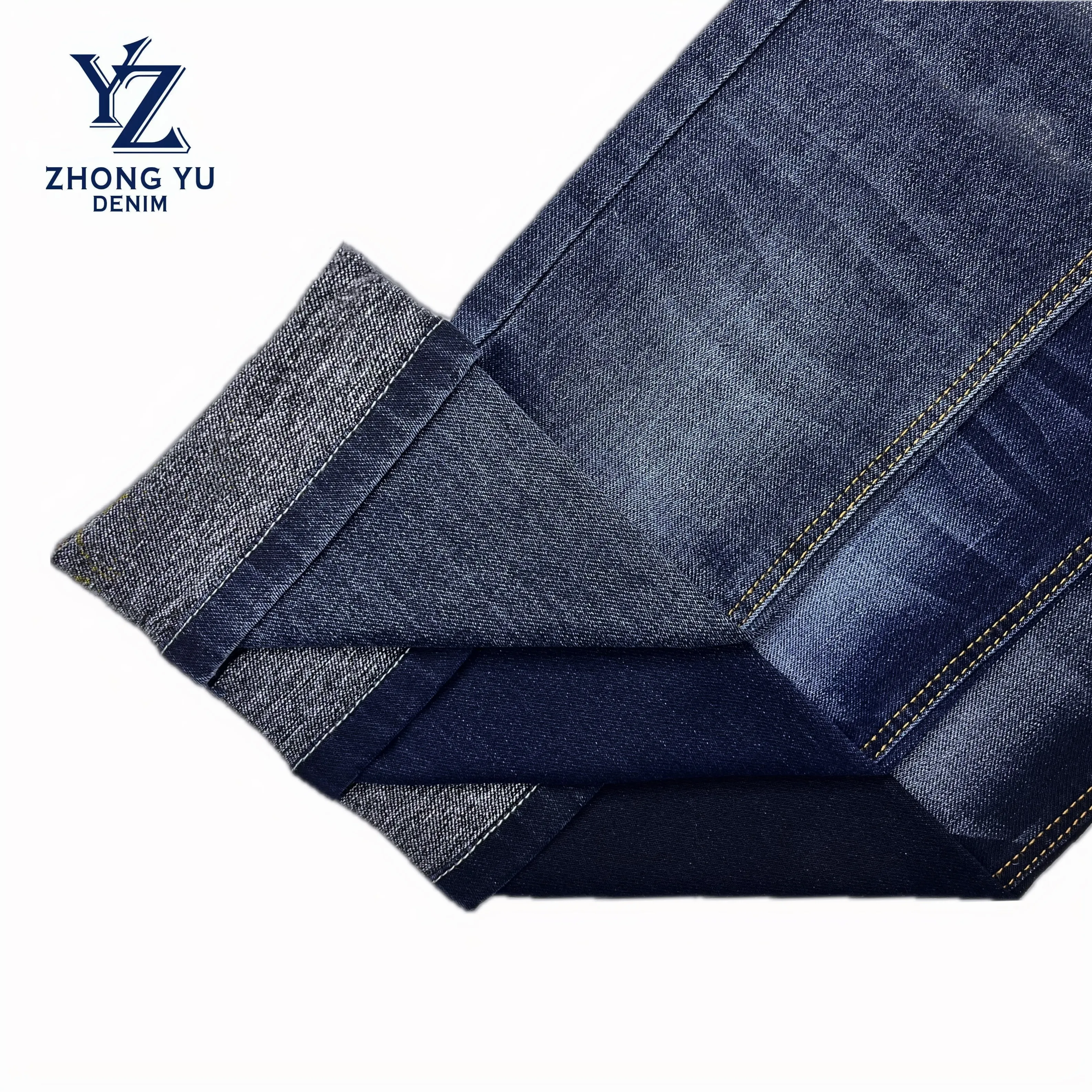 push up jeans raw materials 364gsm with 2% elasticity 59.5%cotton 37%poly 1.5%rayon 2%spandex women blue high waisted pants