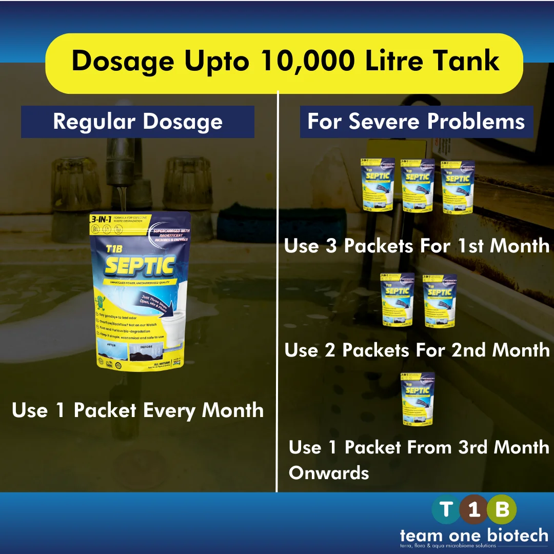 Septic Tank Active Bacteria Cleaning Effective Powder
