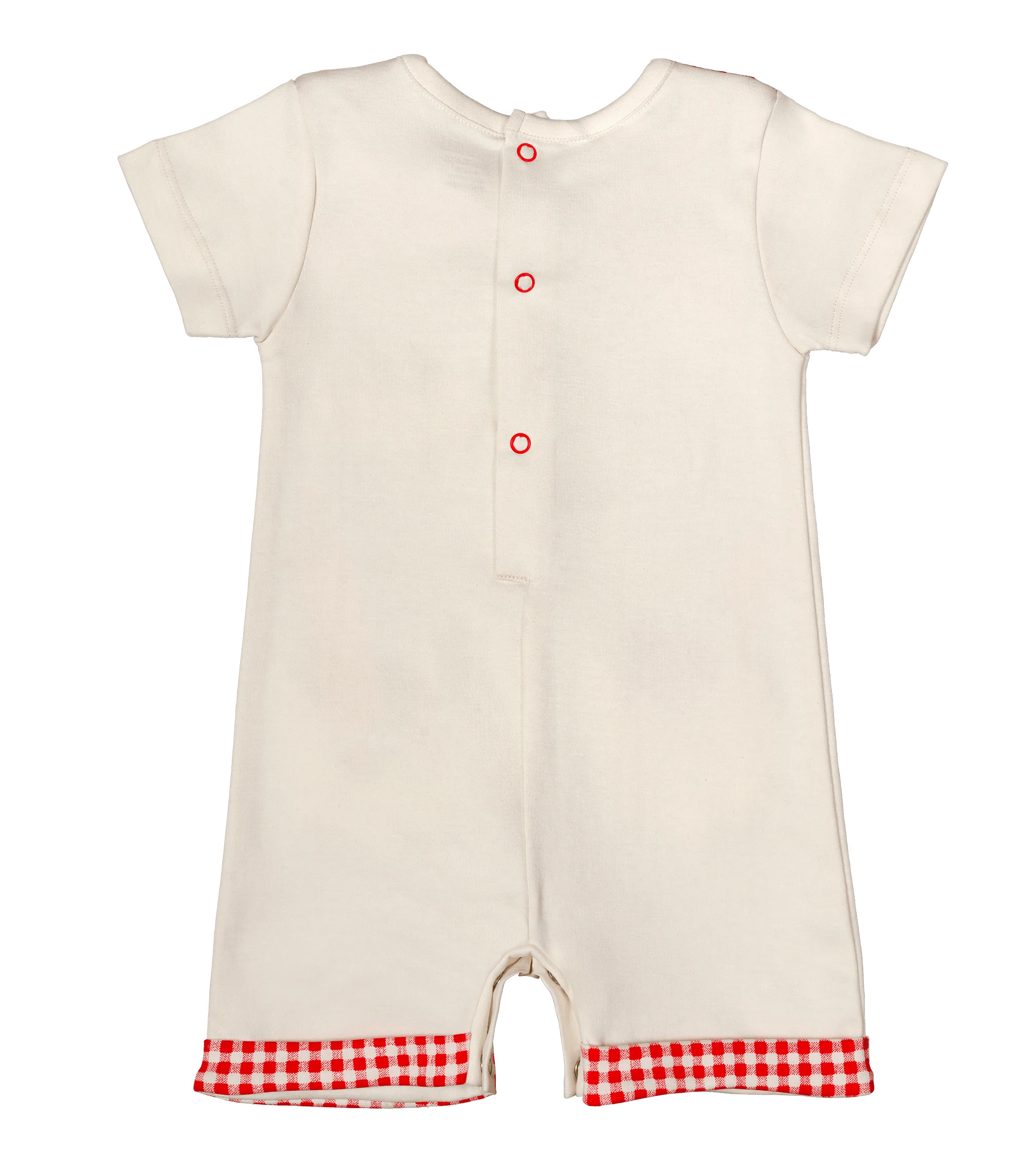 Stylish Baby Clothing 100% Knitted Cotton Fabric Baby Checkered Applique Rompers Available at Best Prices