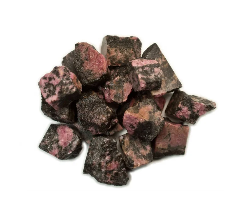 rough stone Rhodonite Raw rough for natural reiki healing crystal Un polished raw gemstones crystal natural wholesaler