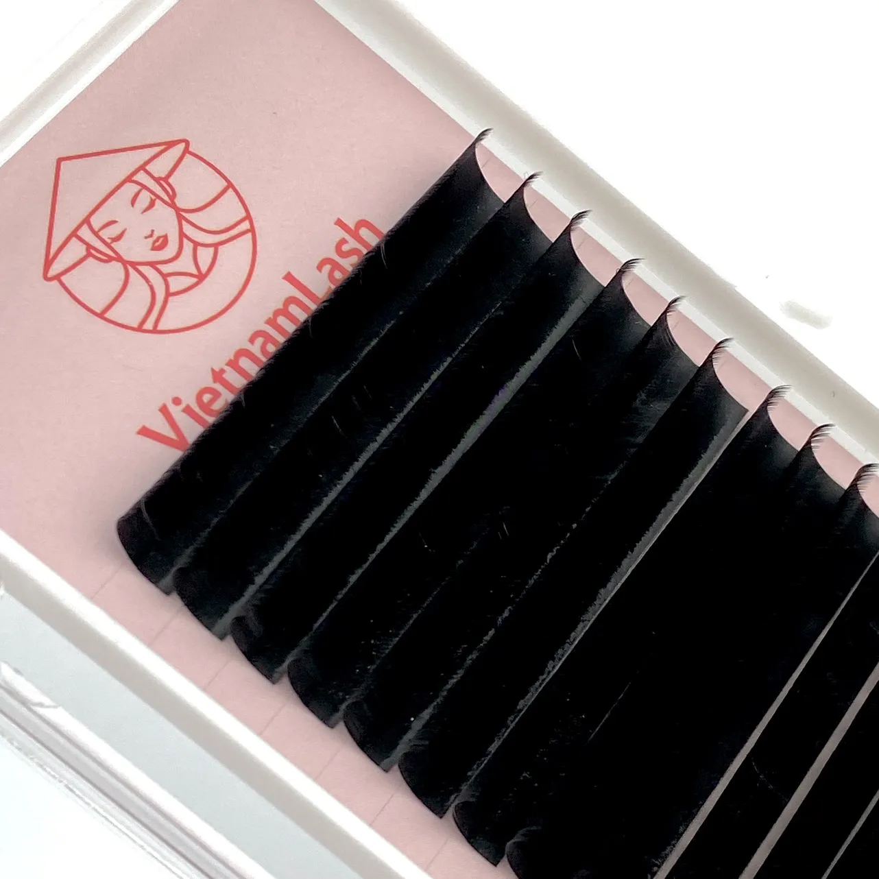 Eyelash extension korean pbt Mink Individual Lashes 0.07 thickness D curl Eyelash Extension