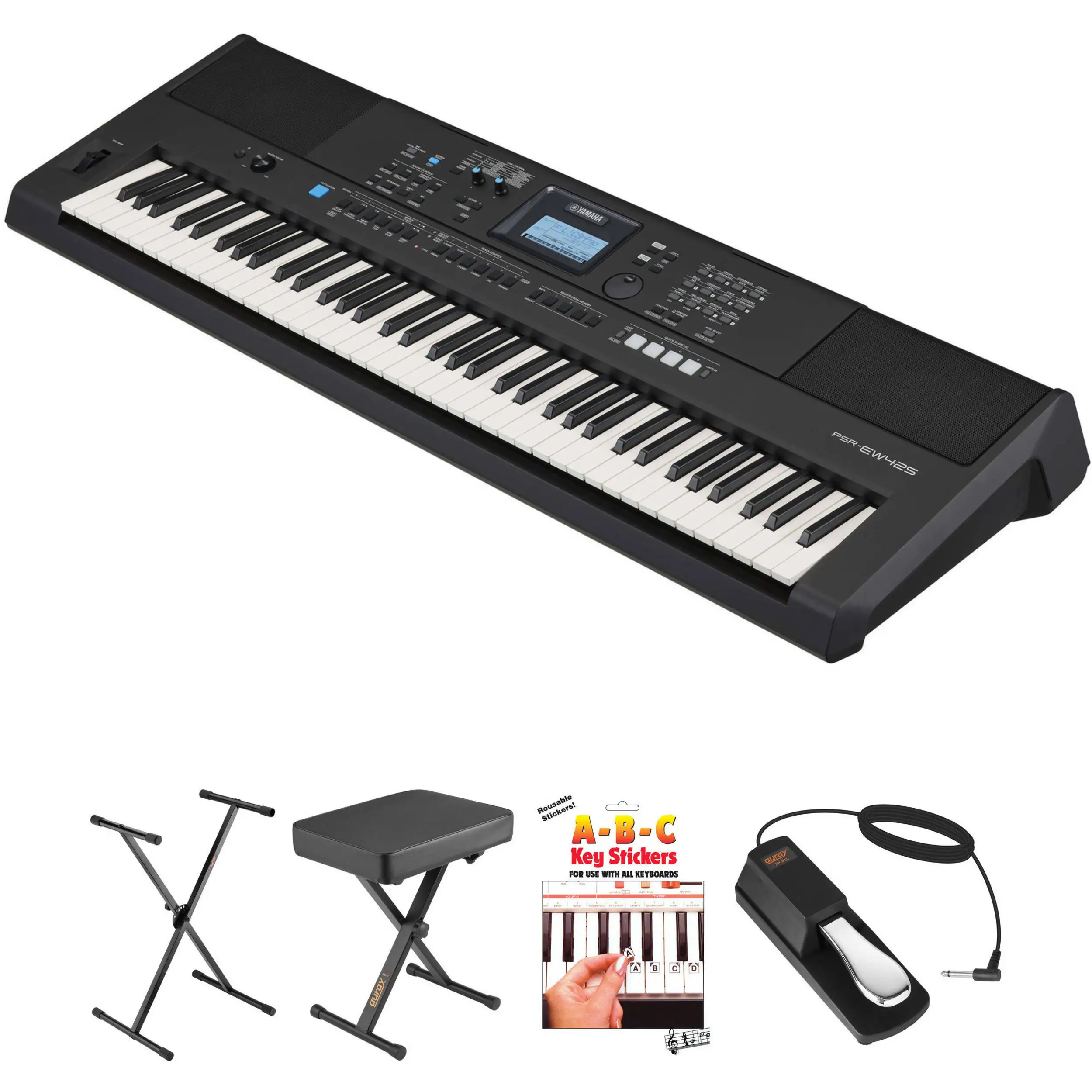 Brand New YamahaS PSR-EW425 76-Key Touch-Sensitive Portable Keyboard In Stock Worldwide fast delivery