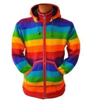 Rainbow Cotton Women Jackets