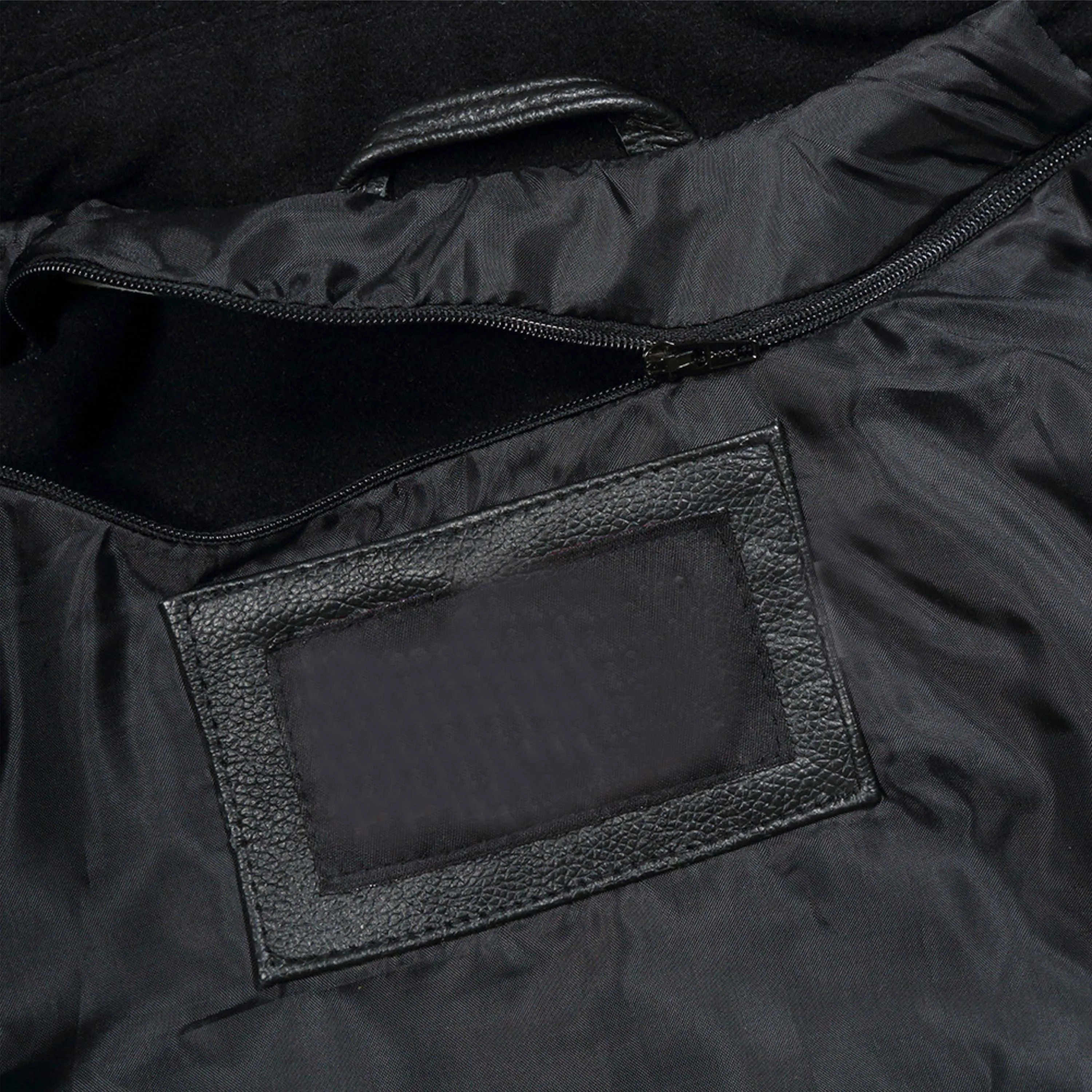 Warm Wool Vinyl Varsity Jacket - Stylish, Comfortable, and Ideal for Casual Outings and Athletic Style