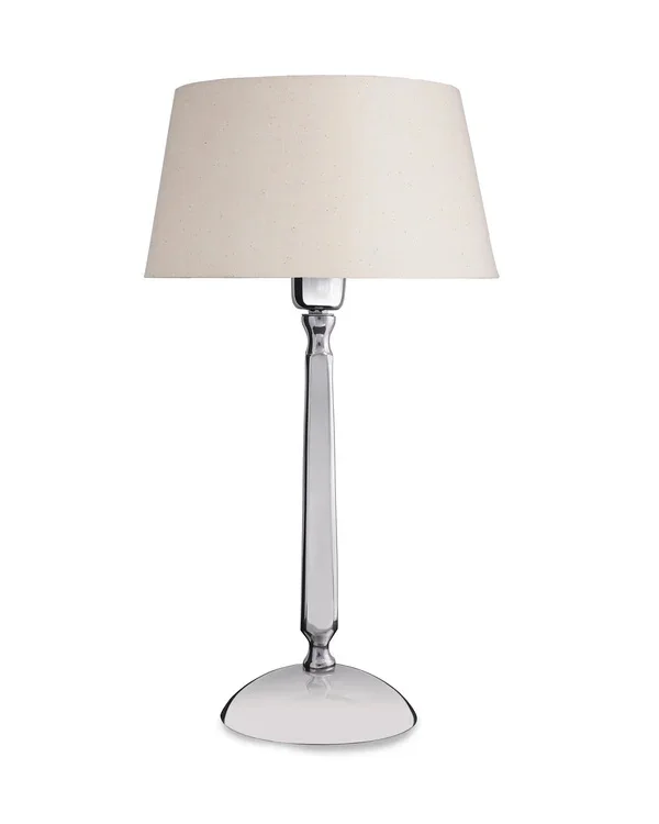 Korean style decorative ornaments bedroom bedside lighting cylindrical silver-plated white metal reading lamp