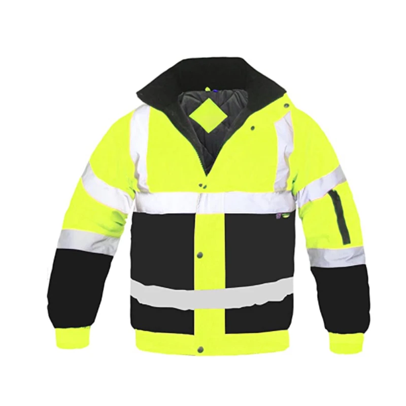 Reflective Safety Vest Jacket Strip Personal Security Construction High Vis Work Safety strong strength protection Clothing