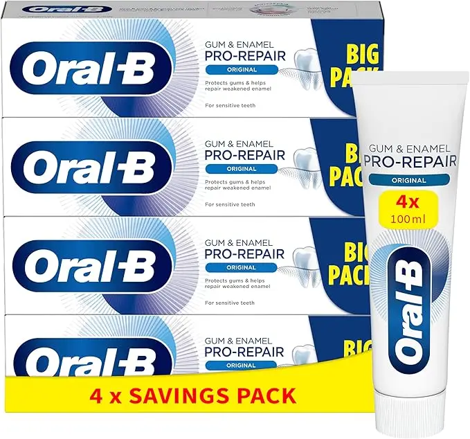 Enamel Pro-Repair Toothpaste, 400 ml (100 ml x 4), Protection for Sensitive Teeth