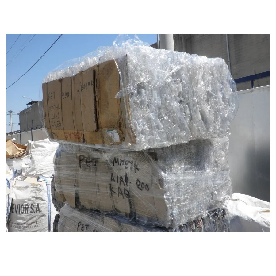 PET Bottle Scrap in bales Mix Color plastic scrap / 100% Clear PET Bottles Plastic Scrap for Sale