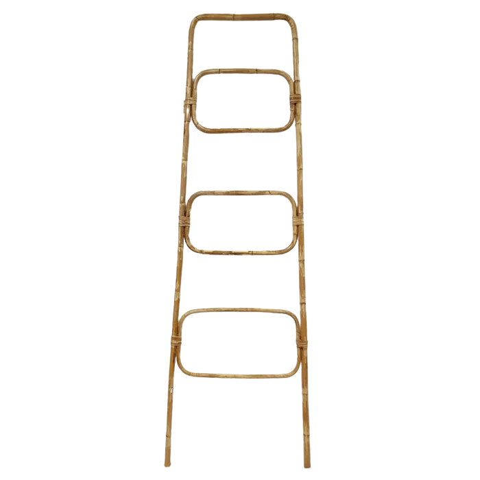 Оптовая продажа из Вьетнама Бамбуковая лестница 100% натуральная вешалка для банных полотенец полка одеял лестницы ванной комнаты вешалки и стойки белья