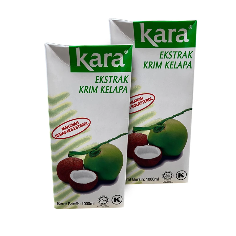 Top Quality Kara Coconut Cream Extract 1L Ideal for Thicker Gravies and Curries Pasta Omelets Desserts and More