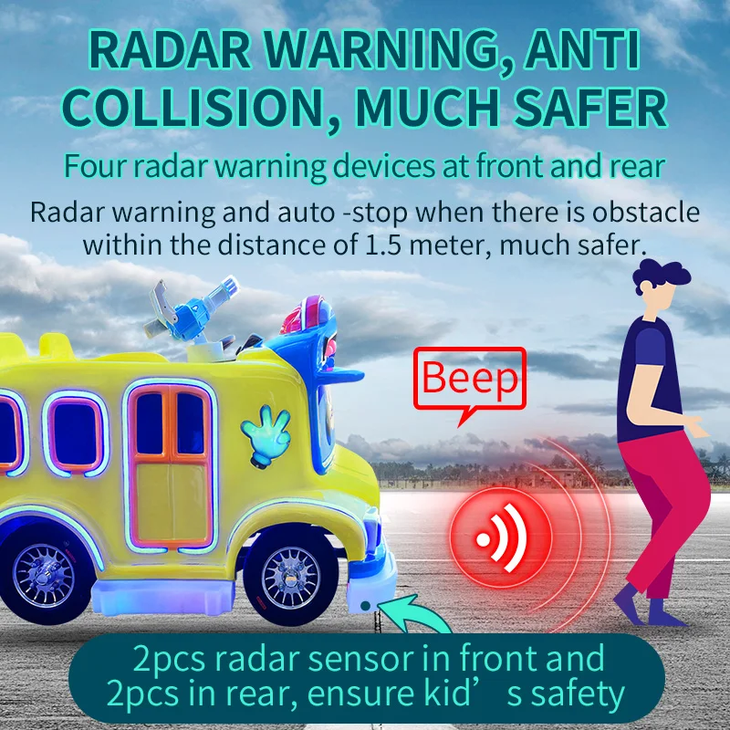 Amusement Equipment Manufacture Factory Price Bumper Car For Sale To Kids Haojile