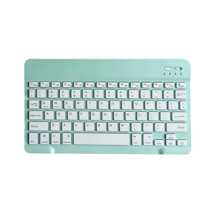 Ultra Slim Keyboard Rechargeable Wireless BT Tablet Keyboard for iPad Smartphone PC MacBook Android iOS Windows Device