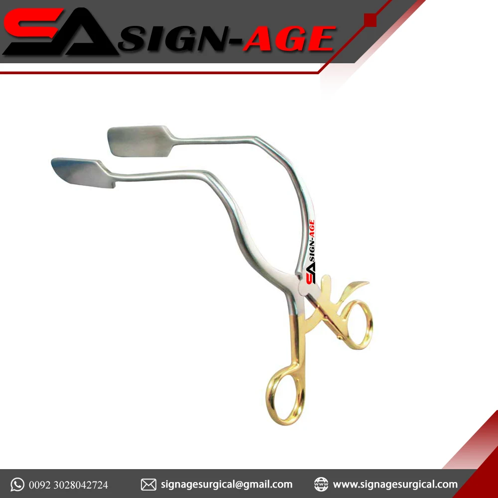 Professional Stainless Steel Lateral Vaginal Retractor Gynecological Retractor Vaginal Examination Tool by Sign-Age Surgical
