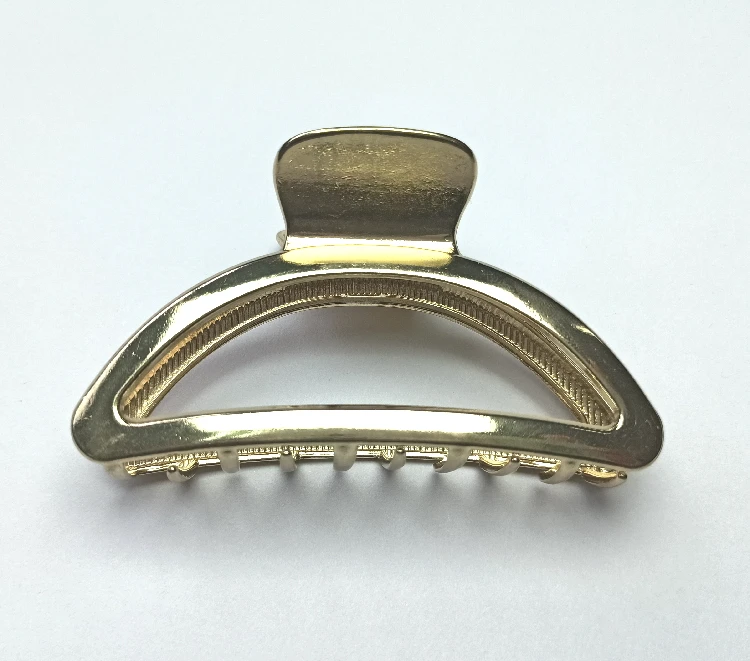 Горячая Распродажа заколка для волос в форме полумесяца модный металлический зажим женщин