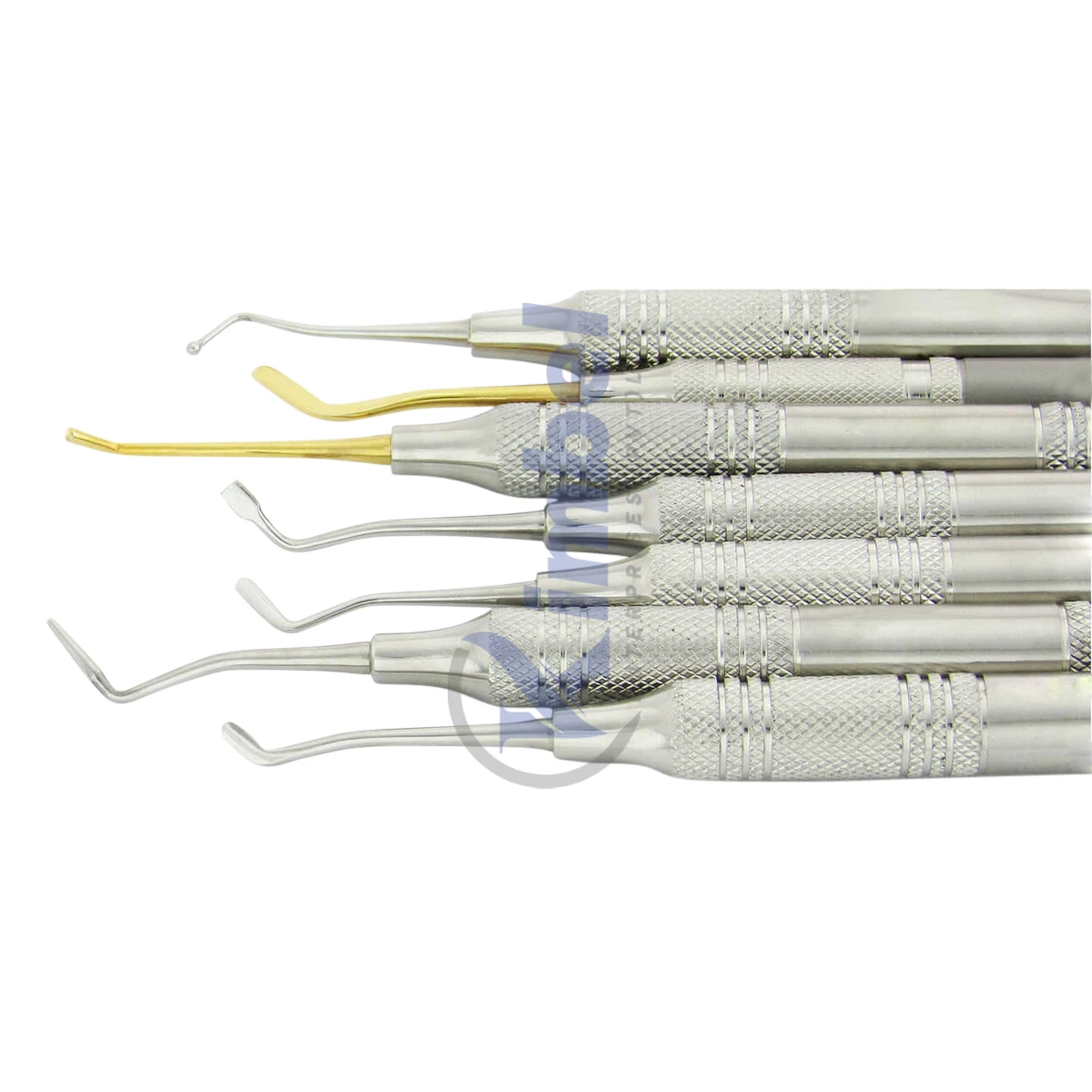 Силиконовая ручка пародонтальный gracey curette набор с средним лотком стоматологические инструменты для наполнения и очистки