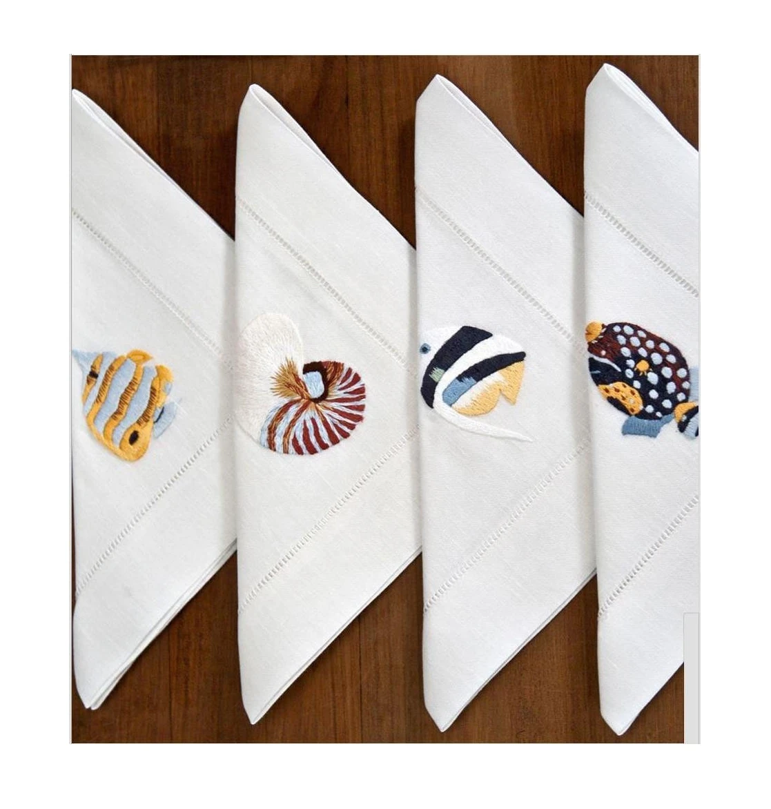 Оптовая продажа, вьетнамские красивые салфетки с ручной вышивкой, поделки для ресторана, свяжитесь с нами по лучшей цене