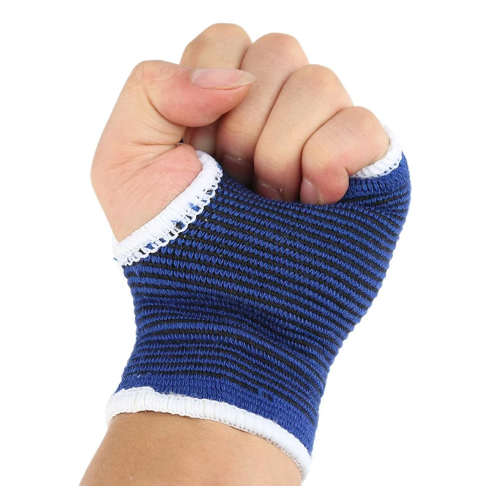Soft Breathable Adjustable Half Finger Support Protector Sport Wrist Palm Thumb Brace