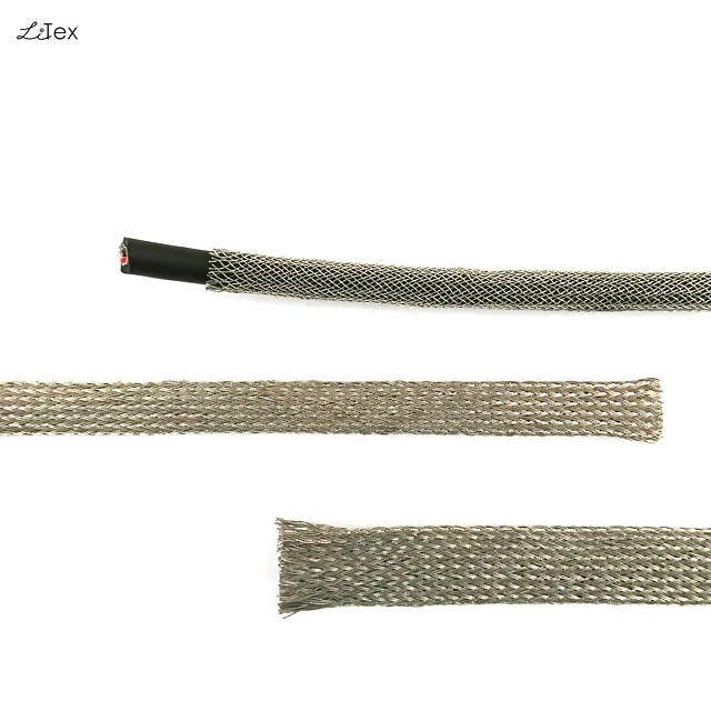 Tinned copper braided expandable cable sleeves